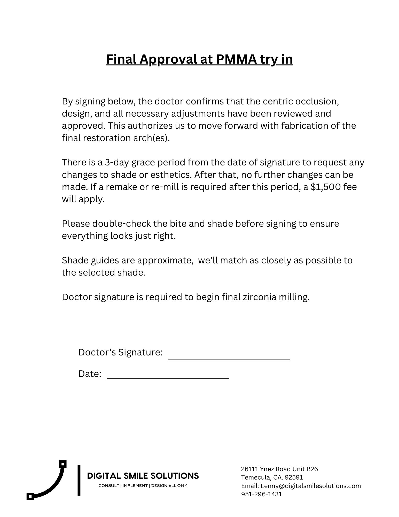 Sign Off File